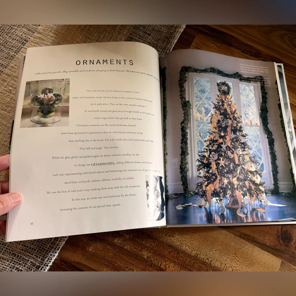 Martha Stewart Vintage Hardcover Book Handmade Christmas Craft Book Holiday